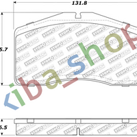 FRONT AXLE BRAKE PADS - TUNING SPORT ROAD APPROVAL FRONT FITS PORSCHE 911 928