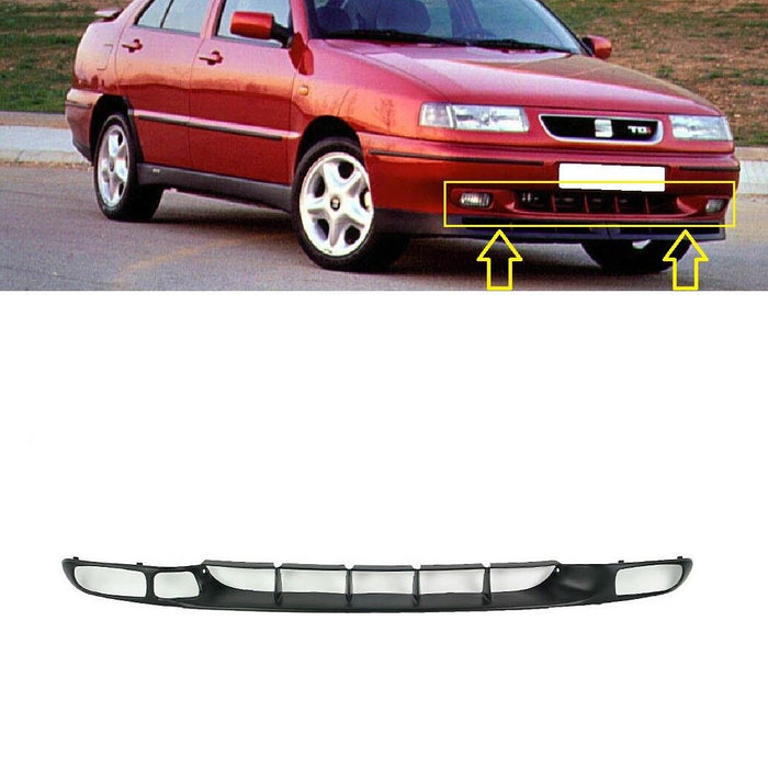 FOR SEAT TOLEDO 1L 1995 - 1999 FRONT BUMPER CENTER LOWER GRILL WITH FOG HOLES