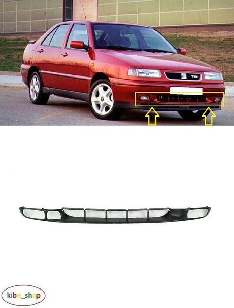 FOR SEAT TOLEDO 1L 1995 - 1999 FRONT BUMPER CENTER LOWER GRILL WITH FOG HOLES