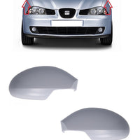 FOR SEAT CORDOBA 6L 02-09 WING MIRROR COVER CAPS PAIR L+R