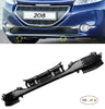 FOR PEUGEOT 208 12- FRONT BUMPER LOWER GRILL BLACK HIGH QUALITY