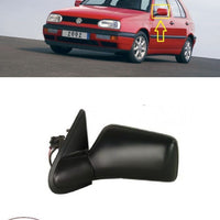 FOR VW GOLF MK3 III 92-98 WING MIRROR CABLE MANUAL BLACK LH LHD