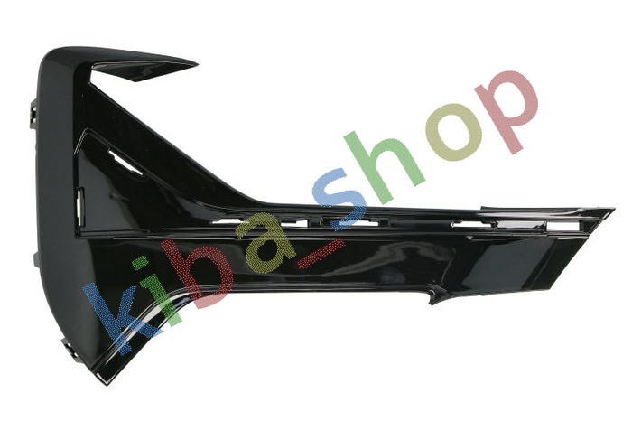 LEFT FRONT RIGHT FRONT BUMPER GRILLE PLUG FRONT R WITH FOG LAMP HOLES BLACK