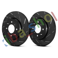 FRONT AXLE RIGHT OR LEFT BRAKE DISC SET 2 PCS 2PCS EBC ULTRA SR VENTILATED CUT