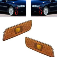 FOR VOLVO S80 98-06 SIDE MARKERS GINGER FRONT L+R SIDES