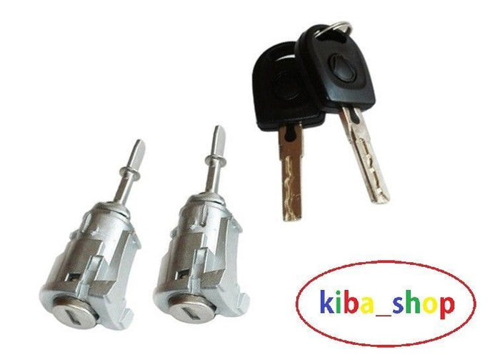 FOR VW GOLF MK4 BORA POLO 9N KEY + COMPLETE DOOR LOCK SET FRONT RH & LH