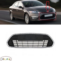 FOR FORD MONDEO MK4 2010 - 2015 FRONT BUMPER LOWER WITH CHROME GRILLE GRILL