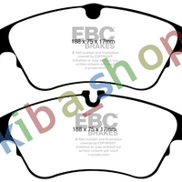 FRONT AXLE BRAKE PADS - TUNING YELLOW STUFF ROAD APPROVAL FITS AUDI A4 ALLROAD