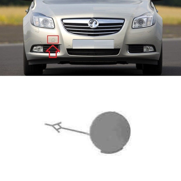 FOR VAUXHALL INSIGNIA 08-13 FRONT TOW TOWING EYE HOOK COVER CAP MOULDING