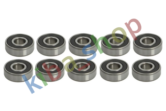 12X32X10 BEARING STANDARD BALL BEARING 10PCS SEALING TYPE DOUBLE-SIDED/LIP