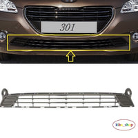 FOR PEUGEOT 301 2013- FRONT BUMPER LOWER GRILL BLACK HIGH QUALITY