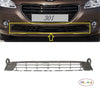 FOR PEUGEOT 301 2013- FRONT BUMPER LOWER GRILL BLACK HIGH QUALITY