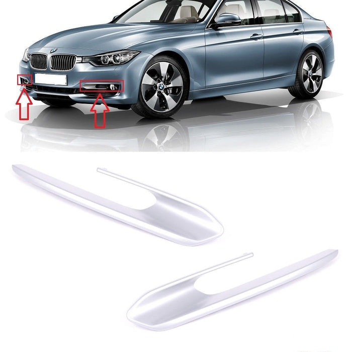 FOR BMW 3 F30/F31 MODERN 12-16 FRONT BUMPER GRILL MOULDINGS L+R