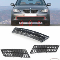 FOR BMW 5 E60/E61 LCI 07-10 FRONT BUMPER LOWER GRILLS SET L+R+CENTER
