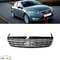 FOR FORD MONDEO MK4 2007 - 2010 NEW FRONT BUMPER CHROMED RADIATOR GRILL GRILLE