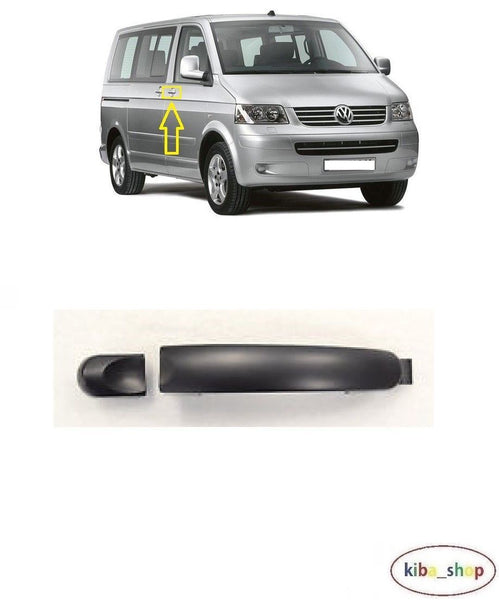 FOR VW MULTIVAN T5 03-15 FRONT DOOR HANDLE BLACK RH DRIVER LHD