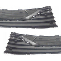 FOR VW POLO 2014 - 2017 FRONT BUMPER FOG LAMP GRILL COVER PAIR LEFT + RIGHT