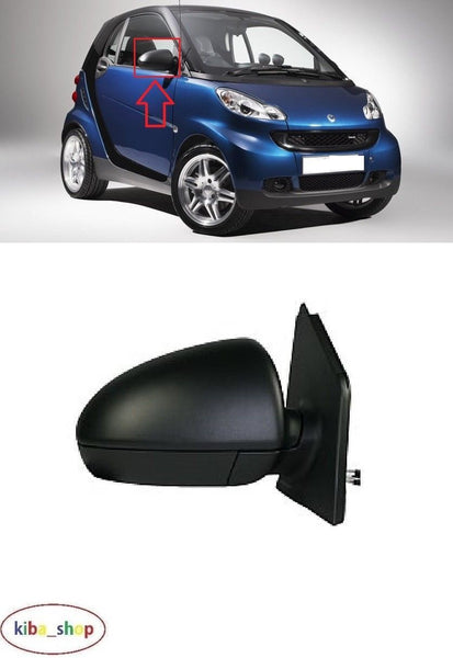 FOR SMART FORTWO 07-14 WING MIRROR CABEL ADJUSTMENT RH DRIVER BLACK