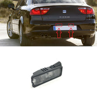 FOR SEAT EXEO 3R 08-13 1X REAR NUMBER PLATE LIGHT LAMP L OR R WITH BULB SOCKET