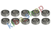 10X30X9 BEARING STANDARD BALL BEARING 10PCS SEALING TYPE DOUBLE-SIDED/LIP