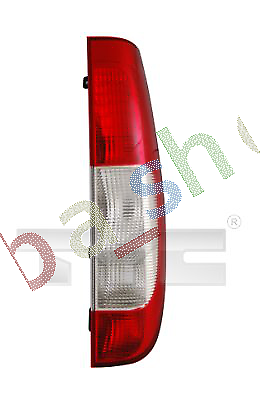 RIGHT RIGHT REAR LAMP R INDICATOR COLOUR WHITE GLASS COLOUR RED FITS FOR