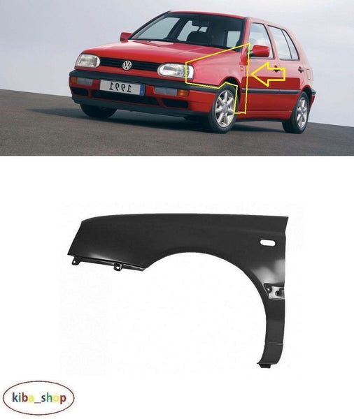 FOR VOLKSWAGEN GOLF MK3 III 1996 - 1998 NEW FRONT WING FENDER LEFT N/S PASSENGER
