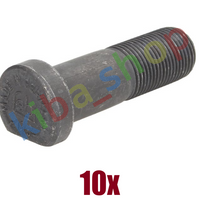 10x FRONT AXLE WHEEL BOLT FRONT M18X15 X60/68MM THREAD LENGTH 30MM PHOSPHATE