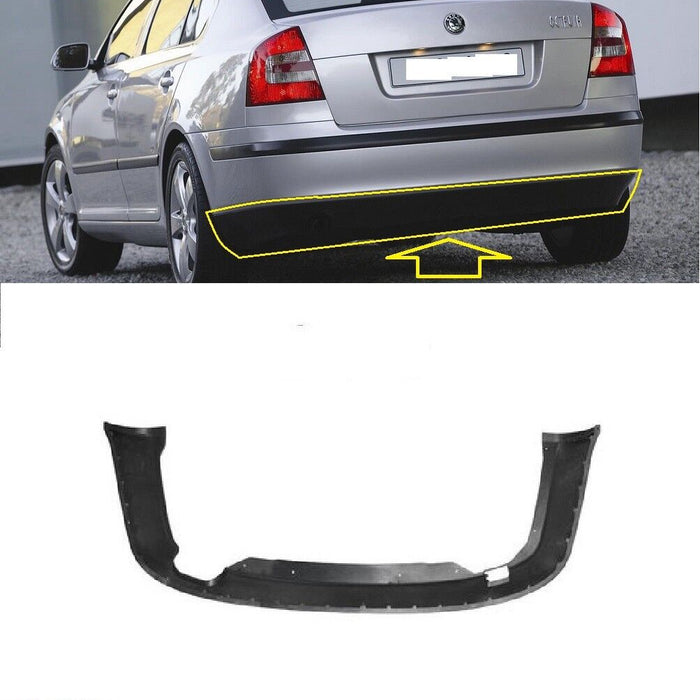 FOR SKODA OCTAVIA HATCHBACK 04-08 REAR BUMPER LOWER CENTRE LIP SPOILER