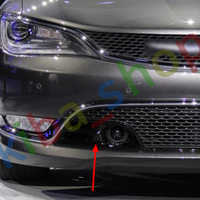 FOR CHRYSLER 200 15-14 FRONT RIGHT LOWER BUMPER GRILL WITH FOG HOLE