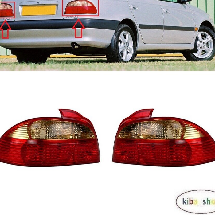 FOR TOYOTA AVENSIS 2000 - 2003 NEW REAR TAIL LIGHT LAMPS PAIR LEFT + RIGHT LHD