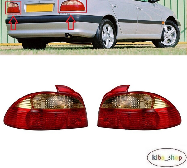 FOR TOYOTA AVENSIS 2000 - 2003 NEW REAR TAIL LIGHT LAMPS PAIR LEFT + RIGHT LHD