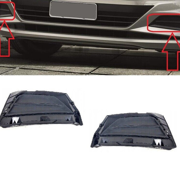 FOR VW POLO 2017 - 2020 FRONT BUMPER FOG LAMP GRILL COVER PAIR RIGHT + LEFT