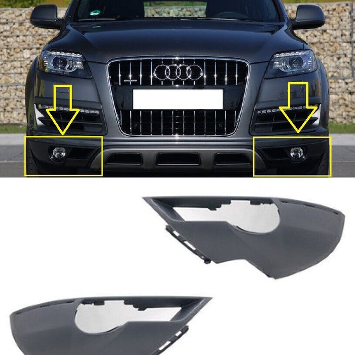 FOR AUDI Q7 2009.09 - 2015.07 FRONT BUMPER LOWER GRILL GRILLES LEFT + RIGHT