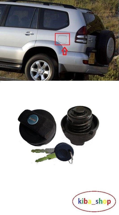 FOR TOYOTA LAND CRUISER 03-10 LOCKING FUEL CAP WITH TWO KEYS
