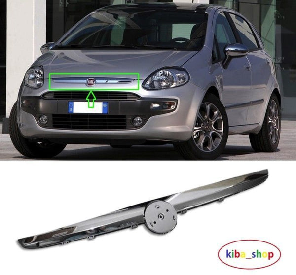 FOR FIAT PUNTO EVO 10-12 FRONT GRILL CHROME UPPER TOP CENTRE 735503990