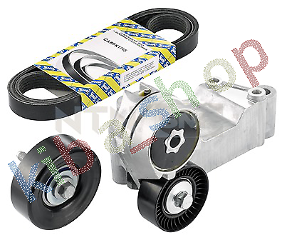 V-BELTS SET WITH ROLLERS FITS FORD FOCUS I TOURNEO CONNECT TRANSIT CONNECT 18D