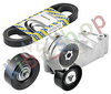 V-BELTS SET WITH ROLLERS FITS FORD FOCUS I TOURNEO CONNECT TRANSIT CONNECT 18D