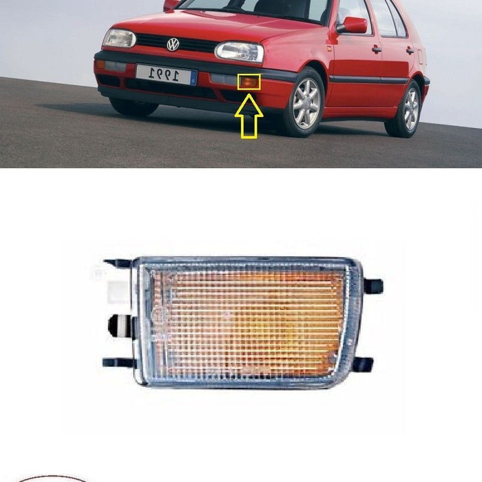 FOR VW GOLF MK3 92-98 FRONT INDICATOR REPEATER LH PASSENGER
