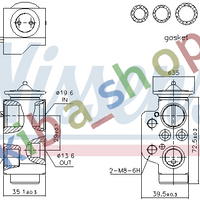 AIR CONDITIONING VALVE FITS SEAT ALHAMBRA VW CALIFORNIA T5 CAMPER MULTIVAN T5