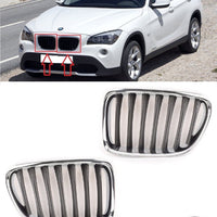 FOR BMW X1 E84 09-15 FRONT BUMPER UPPER RADIATOR GRILLS L+R