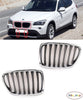 FOR BMW X1 E84 09-15 FRONT BUMPER UPPER RADIATOR GRILLS L+R