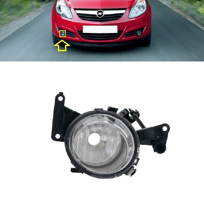 FOR VAUXHALL CORSA D 07-11 FRONT FOG LIGHT LAMP RH DRIVER