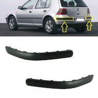 FOR VW GOLF IV MK4 1998-2004 (HATCHBACK) REAR BUMPER MOULDING TRIM LEFT + RIGHT