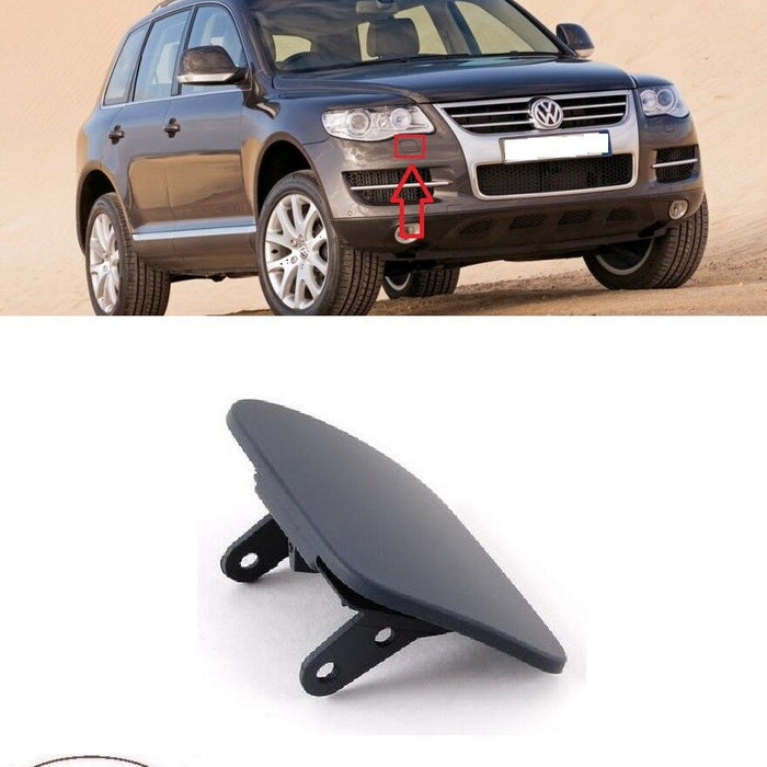 FOR VW TOUAREG 07-10 FRONT BUMPER HEADLAMP WASHER COVERS RH