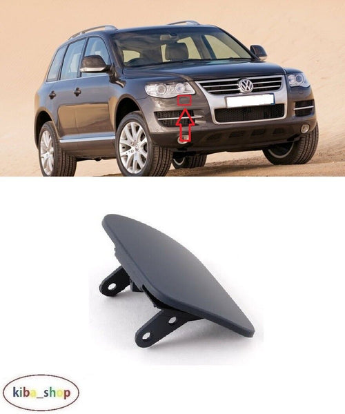 FOR VW TOUAREG 07-10 FRONT BUMPER HEADLAMP WASHER COVERS RH