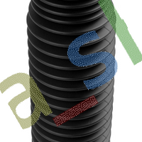 FRONT AXLE RIGHT OR LEFT STEERING GEAR BOOT L/R LENGTH255MM 20MM/63MM BANDS