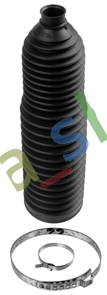 FRONT AXLE RIGHT OR LEFT STEERING GEAR BOOT L/R LENGTH255MM 20MM/63MM BANDS