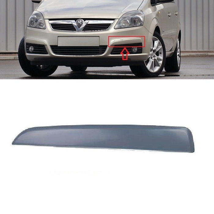 FOR VAUXHALL ZAFIRA 05-08 FRONT BUMPER MOULDING TRIM LH PASSENGER