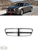 FOR DODGE CHARGER 2010 - 2014 FRONT BUMPER CHROME/BLACK CENTER RADIATOR GRILL