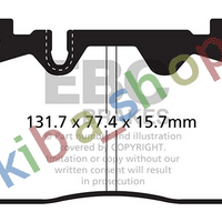 FRONT AXLE BRAKE PADS - TUNING YELLOW STUFF ROAD APPROVAL FITS AUDI A6 ALLROAD
